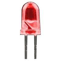 Kingbright WP2523SURC/E Single Color LEDs Red 630nm 2500mcd Water Clear 12 Deg