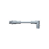 Amphenol LTW MSAP03ML-SAPMR-SB001 Sensor Cables / Actuator Cables M12 Circular Metric Connector, A Code, Plastic, 4A, 03 pins, Male Connector, Male Contact, Straight-to-Right Angle, Screw Thread, Overmolded Double Ended, Length 1000mm, IP68 / IP69K