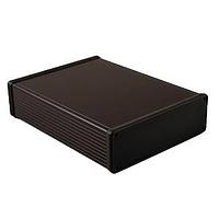 Hammond Manufacturing 1455T2202BK PC Board Alum w/Plastic Ends 8.66x6.3x2.1" Black