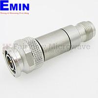 Fairview  SA18T2W-06 6 dB Fixed Attenuator TNC Male To TNC Female Up To 18 GHz Rated To 2 Watts With Passivated Stainless Steel Body