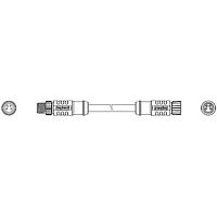 Amphenol LTW M8S04ML-SML-SAA05 Sensor Cables / Actuator Cables 4P M Conn to M Conn Double Ended .5m