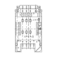 JAE Electronics SF7W006S1AR1000 カードコネクタ 2.54MM SIMカード SMT SMT