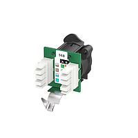 Đầu nối khung RJ45 RECP etherCON CAT5 A - 110 punchdown - tháo rời không đối xứng có tab đẩy chống tĩnh điện NEUTRIK NE8FAV-Y110-DAE