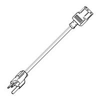 Dây nguồn AC 18AWG SVT 2.7m (9ft 10in) màu đen Volex 17567 10 C3