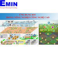 Monitor temperature and humidity data of the farm