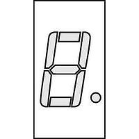 Màn hình phân đoạn 1 chữ số đỏ hiệu suất cao CCRHD Lite-On LTS-4980AHR