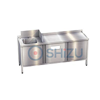 ShiZu SBR-BON6 ຕາຕະລາງສະແຕນເລດທີ່ມີບ່ອນຫລົ້ມຈົມດຽວ