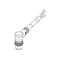 Molex 1200658739 Sensor Cables / Actuator Cables Male 90 4 Pole 5 m