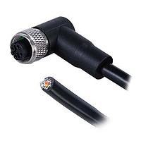 Cáp Cảm Biến / Cáp Bộ Chuyển Động Góc, Có Lớp Chống Nhiễu, D-Code 4 Chân, Vít Hợp Kim Đồng, PVC 5.0M Same Sky (formerly CUI Devices) CDM1257-04D-01FRA-5M-67