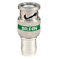 Belden 1695ABHD1 Connectors RG6 BNCHD 1PC PLNUM COMPRESN CONECTR GRN