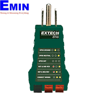 Thiết bị kiểm tra ổ cắm điện EXTECH ET15