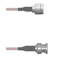 Amphenol Custom Cable Q-2J00M000H009i RF Cable Assemblies N-SP/BNC-SP G142 9I