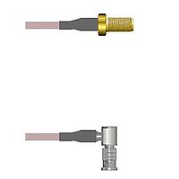 Amphenol Custom Cable Q-2V05G0005009i RFケーブルアセンブリ SMA-SJ/HDBNC-RP G316 9I