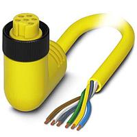 PHOENIX CONTACT 1416653 Sensor Cables / Actuator Cables SAC-6P-5,0-547/MINFR Signal - 18AWG