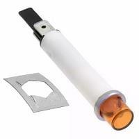 VCC 2151QA3 ຕົວບອກສະແດງຕະຫຼາດປະຕູບັດງານແບບເຄື່ອງສະແດງແສງສີເຫຼືອງອ່ອນ 5/16" ຮູບຮອບການຕິດຕັ້ງ