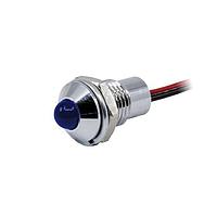 VCC CC-1-3057-9913-I Panel Mount Reflector LEDs PMI Dia .319" (8.10mm) Blue 48V