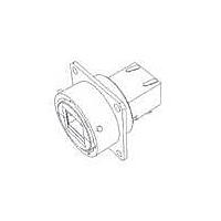 Đầu nối mô-đun / Đầu nối Ethernet, Đế vuông, IP68BS, Đai ốc kim loại, Đầu cái RJ45, Lớp phủ đen Amphenol Socapex RJF62BPEM1B