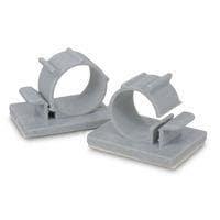 Essentra Components CCA011A Fixing Cable Clamp ADHESIVE CABLE CLAMP:NYL GRAY