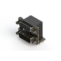 Đầu nối D-Sub đôi cổng góc phải EDAC 664-015-364-036