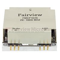 Fairview FMCP1026 드롭 인 90도 하이브리드 커플러 (20MHz ~ 1,000MHz, 50W)