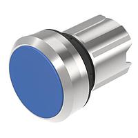 Bộ truyền động công tắc Nút nhấn ống kính xanh cấp độ với vòng trước duy trì mặt trước/vỏ kim loại EAO 45-2134.2160.000