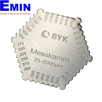 Dụng cụ đo độ dày màng ướt có rãnh BYK Comb Gage 25-2000 µm, stainless steel