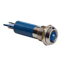 BIVAR MPC12-1BWD12V Indicators 8mm Blue Diff. Lens IP54 Panel Mnt. Ind.