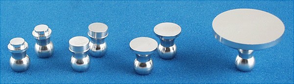 Các kích thước dolly 10 mm, 14 mm, 20 mm và 50 mm cho thử pull-off