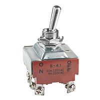 NKK Switches S41T 중용량 표준 크기 토글 4PST ON-NONE-OFF 스크류 러그