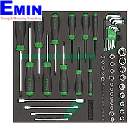 TOPTUL GVC6101 스타 렌치, 소켓 및 드라이버 세트 (61 pcs)