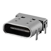 Đầu nối USB Type C USB 3.2 Gen 2x2 20 Gbps 20 Vac 5 A Ngang Mạ Vàng Bề mặt Gắn nổi Same Sky (formerly CUI Devices) UJ32-C-H-G-SMT-TR