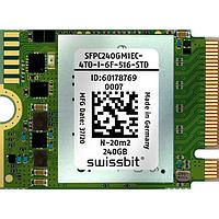 Ổ SSD M.2 Công nghiệp M.2 PCIe SSD, N-26m2 (2230), 160 GB, Flash 3D PSLC, -40C đến +85C Swissbit SFPC160GM2EC4WD-I-6F-A1P-STD