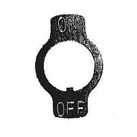 Tấm Gạt Phần Cứng Công Tắc BẬT-TẮT cho Ống Lót 15/32-32 dày 0.025 Nickel Electroswitch 52-08