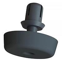 Chân Đinh Tán Đẩy, Gắn Đinh Tán, Đen, Giữ 0.024 in-0.039 in Essentra Components FF-006-P4X6B