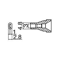 HAKKO N61-15 ノズル (3mm x 1mm)