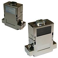 Vỏ Bọc Hai Mảnh 9 Chân Thẳng Màu Xám Nhựa NorComp 956-009-010R031