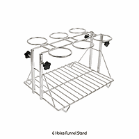 Giá đỡ, phễu, 6 lỗ, cho phễu 1000ml SciLab SL.Sta7013