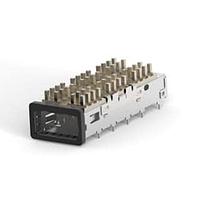 zQSFP+ 1x1 KHUNG LẮP RÁP, VIỀN CÓ TẢN NHIỆT SAN AMP Connectors - TE Connectivity 1551892-2