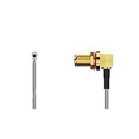 Bộ cáp RF I-Pex MHF 4L Lck RA Cắm2RPSMA RAJck Đảo cực R Mt, 6GHz, 200mm 1.37mm Đen GCT (Global Connector Technology) CAB426RF-0200-A-1
