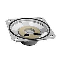 Loa điện từ, vuông 50 mm, sâu 18,5 mm, PET, alnico, 250 mW, 8 Ω, 500 Hz, lỗ hàn Same Sky (formerly CUI Devices) GA0506M