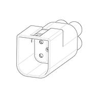 Đầu nối ô tô CONN. 4 chân cái màu đen CII - TE Connectivity NP1YA-0004XX