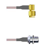 Amphenol Custom Cable Q-38025000H011i ສາຍສະບັບ RF SMA-RP/N-SJB G142 11I