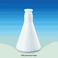 Bình tam giác Erlenmeyer, PTFE, 1000㎖, Φ136×h220mm, Đường kính cổ-37mm SciLab SL.Fla4005