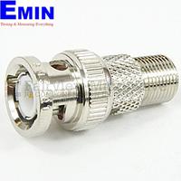 Fairview Microwave SM3591 50 Ohm BNC Male to 75 Ohm F Female Adapter (1000 Mhz)