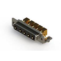 EDAC 630-5W5-240-7TB Mixed Contact D-Sub Connectors Right-angle Power Combo D-Sub Connector