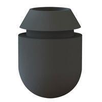 Chân đệm Grommet lắp nhanh: PVC đen Essentra Components GRF45050A