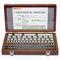 Mitutoyo 516-942-10 标准矩形钢制量块套装103片组（钢，0级）