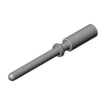 JAE Electronics CONT-JB12-24P-C2-X-PKG200 Accessories M12 contact, X-code Crimp Pin, AWG26-30, 200pc/bag