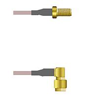 Amphenol Custom Cable Q-2V0340005011i RFケーブルアセンブリ SMA-SJ/SMA-RP G316 11I