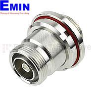 Fairview Microwave SM4453 Bulkhead 7/16 DIN Female to 7/16 DIN Female Adapter (6 Ghz, IP67 UnMated)